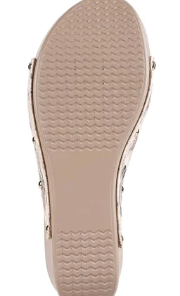 Mochi Women's Wedge Heel Fashion Sandals - 6