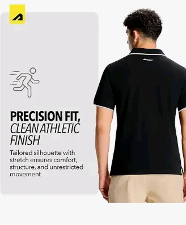 Boldfit Cotton Blend Polo Tshirts Shirts for Men Breathable Moisture-Wicking Regular Fit Anti-Static Fabric Quick-Dry & Durable Soft Lightweight Polo Tee for Casual Wear, Sports & Everyday Use