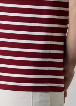 Amazon Brand - Symbol Men Cotton Rich Relaxed Fit Striped Tshirt | Half Sleeves | Available in Plus Size