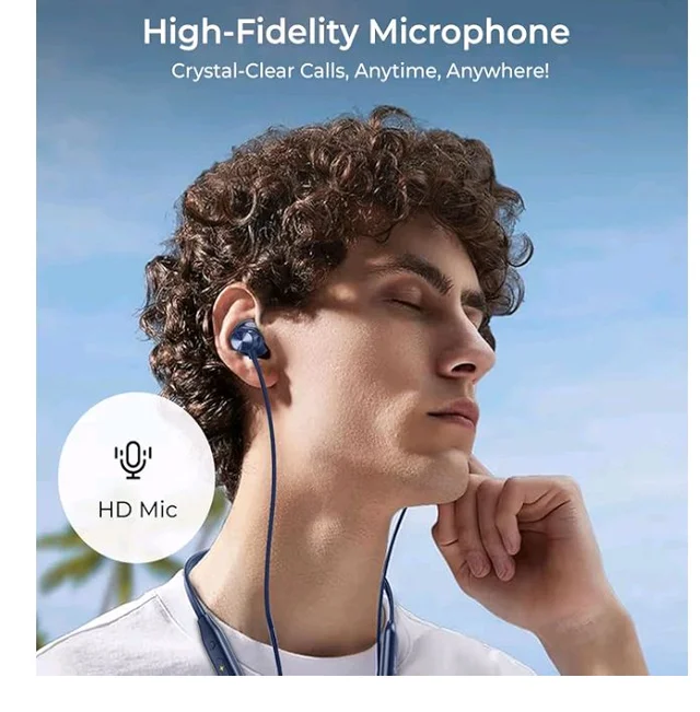pTron Tangent Rush w/ 50Hrs Playtime, Pristine Sound, Dual-Device Pairing, Bluetooth 5.4 Wireless in-Ear Earphones with Mic, Voice Assistant, Type-C Fast Charging & IPX5 Water Resistant (Ink Blue)
1K+ bought in past month