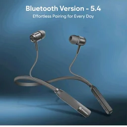 Bluetooth 5.4 Wireless Neckband Headphones, Black
20-Hour Playtime, Superior Bass with Intelligent Voice Noise Reduction, Crystal Clear Calls & Effortless Pairing
200+ bought in past month