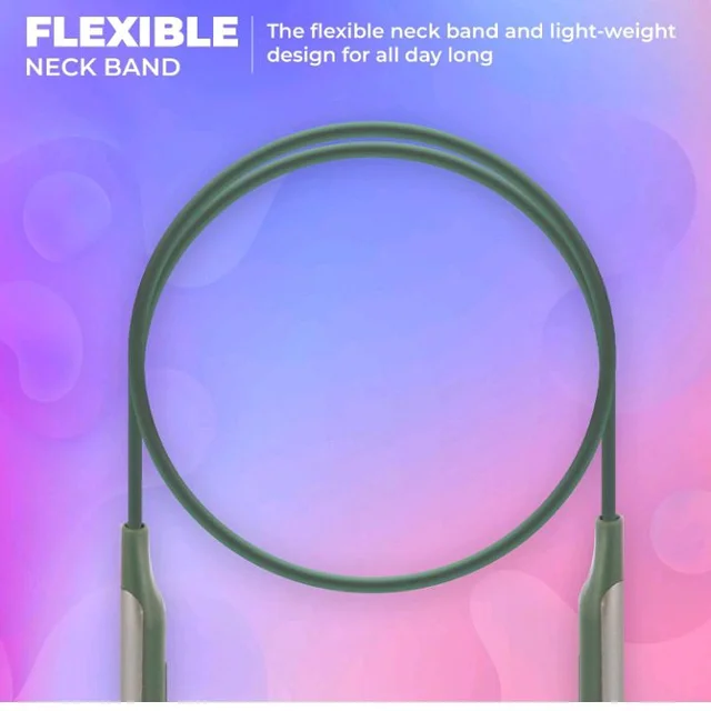 Zebronics in-Ear Wireless Neckband, 20Hrs Playback, Rapid Charging, 10mm Drivers, ENC, Gaming Mode, Dual Pairing, BT v6.0, Magnetic Earbuds, Type-C Charging (Evolve, Metallic Green)
500+ bought in past month