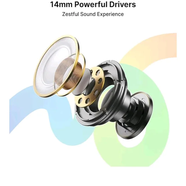 pTron Tangent Evolve w/ 50Hrs Playtime,HD Mic,Pristine Sound,14mm Drivers,Bluetooth V5.3 w/Dual-Device Pairing Wireless Neckband,Magnetic Buds,Voice Assistant,Type-C Charging &IPX4(Black/Blue) |in_ear
300+ bought in past month