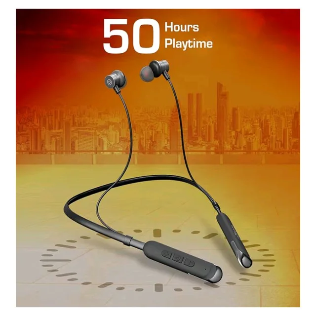 pTron Tangentbeat V2 w/ 50Hrs Playtime, Pristine Sound, Dual-Device Pairing, Bluetooth 5.4 Wireless In-Ear Earphones with Mic, Hall Switch Feature, Magnetic Earbuds, Type-C Fast Charging & IPX5(Black)
200+ bought in past month
74%
off