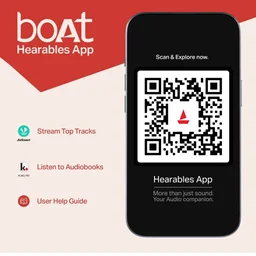 boAt Rockerz 113, 40 Hours Battery, Dual Pair, Fast Charge, ENx Technology, App Support, Magnetic Buds, Bluetooth Neckband, Wireless in Ear Earphones with Mic (Active Black)