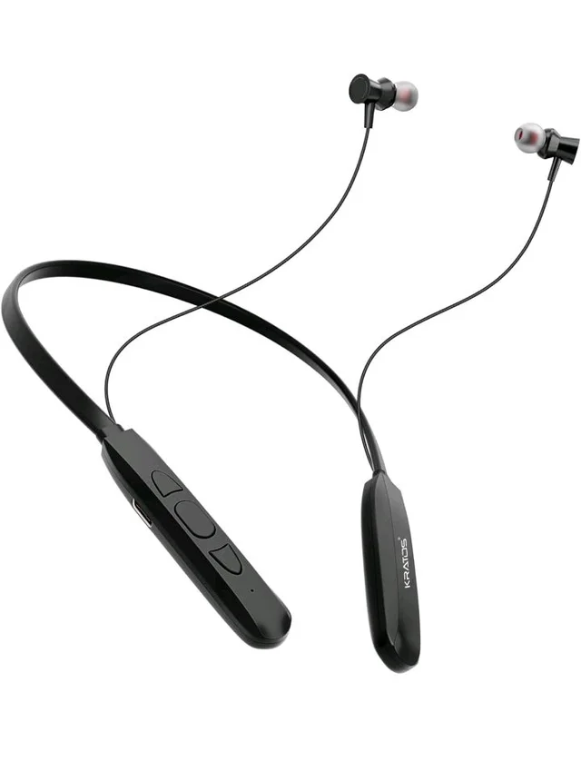 Kratos N1 Neckband Bluetooth Headphones with 30 Hours Playtime with 13mm Drivers, Rich Music Experience, Type C Fast Charging, Neckband Earphones with Voice Assistant & IPX4 Water Resistant
300+ bought in past month