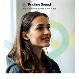 pTron Tangent Evolve w/ 50Hrs Playtime,HD Mic,Pristine Sound,14mm Drivers,Bluetooth V5.3 w/Dual-Device Pairing Wireless Neckband,Magnetic Buds,Voice Assistant,Type-C Charging &IPX4(Black/Blue) |in_ear
300+ bought in past month