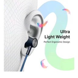 pTron Tangent Evolve w/ 50Hrs Playtime,HD Mic,Pristine Sound,14mm Drivers,Bluetooth V5.3 w/Dual-Device Pairing Wireless Neckband,Magnetic Buds,Voice Assistant,Type-C Charging &IPX4(Black/Blue) |in_ear
300+ bought in past month