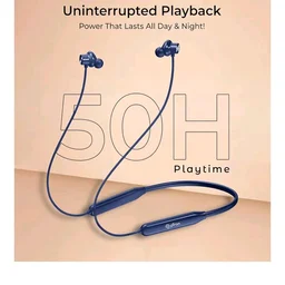 pTron Tangent Rush w/ 50Hrs Playtime, Pristine Sound, Dual-Device Pairing, Bluetooth 5.4 Wireless in-Ear Earphones with Mic, Voice Assistant, Type-C Fast Charging & IPX5 Water Resistant (Ink Blue)
1K+ bought in past month