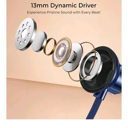 pTron Tangent Rush w/ 50Hrs Playtime, Pristine Sound, Dual-Device Pairing, Bluetooth 5.4 Wireless in-Ear Earphones with Mic, Voice Assistant, Type-C Fast Charging & IPX5 Water Resistant (Ink Blue)
1K+ bought in past month