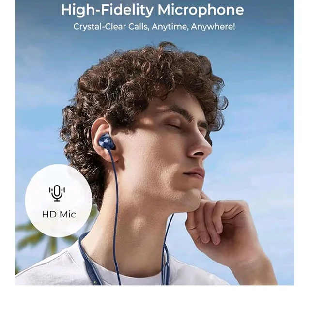 pTron Tangent Rush w/ 50Hrs Playtime, Pristine Sound, Dual-Device Pairing, Bluetooth 5.4 Wireless in-Ear Earphones with Mic, Voice Assistant, Type-C Fast Charging & IPX5 Water Resistant (Ink Blue)
1K+ bought in past month