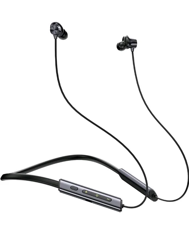 pTron Tangent Eon w/ 50Hrs Playtime, Immersive Sound, HD Mic & AI-ENC Clear Calls, Dual-Device Pairing, Magnetic On/Off Function, BT5.4 Wireless Neckband, Voice Asst., Type-C Charging & IPX5(Obsidian)
900+ bought in past month