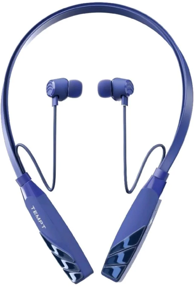 TEMPT Groove Pro Wireless Bluetooth Neckband Earphone, Bluetooth v5.2 with up to 45Hr Playtime, Type-C Fast Charging, ENC, IPX5 Water & Sweat Resistant, IPX5 Water & Sweat Resistance (Blue)
80%
off