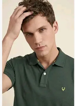 Allen Solly Men’s Polo T‑Shirt | Comfortable Rich Cotton Blend, Band Collar, Regular Fit | Stylish & Premium All Day Wear