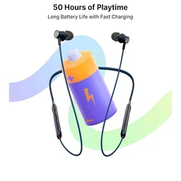 pTron Tangent Evolve w/ 50Hrs Playtime,HD Mic,Pristine Sound,14mm Drivers,Bluetooth V5.3 w/Dual-Device Pairing Wireless Neckband,Magnetic Buds,Voice Assistant,Type-C Charging &IPX4(Black/Blue) |in_ear
300+ bought in past month