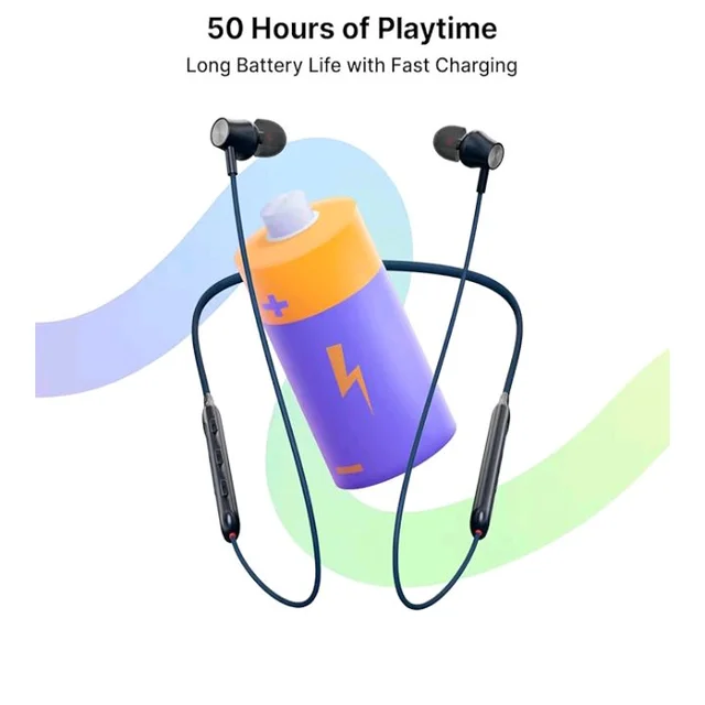 pTron Tangent Evolve w/ 50Hrs Playtime,HD Mic,Pristine Sound,14mm Drivers,Bluetooth V5.3 w/Dual-Device Pairing Wireless Neckband,Magnetic Buds,Voice Assistant,Type-C Charging &IPX4(Black/Blue) |in_ear
300+ bought in past month