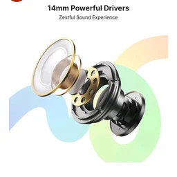 pTron Tangent Evolve w/ 50Hrs Playtime,HD Mic,Pristine Sound,14mm Drivers,Bluetooth V5.3 w/Dual-Device Pairing Wireless Neckband,Magnetic Buds,Voice Assistant,Type-C Charging &IPX4(Black/Blue) |in_ear
300+ bought in past month