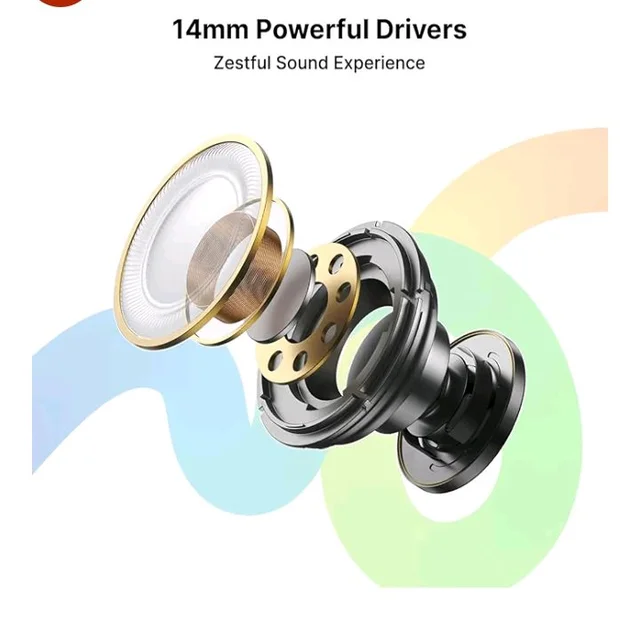 pTron Tangent Evolve w/ 50Hrs Playtime,HD Mic,Pristine Sound,14mm Drivers,Bluetooth V5.3 w/Dual-Device Pairing Wireless Neckband,Magnetic Buds,Voice Assistant,Type-C Charging &IPX4(Black/Blue) |in_ear
300+ bought in past month