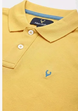 Allen Solly Men’s Polo T‑Shirt | Comfortable Rich Cotton Blend, Band Collar, Regular Fit | Stylish & Premium All Day Wear