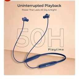 pTron Tangent Rush w/ 50Hrs Playtime, Pristine Sound, Dual-Device Pairing, Bluetooth 5.4 Wireless in-Ear Earphones with Mic, Voice Assistant, Type-C Fast Charging & IPX5 Water Resistant (Ink Blue)
1K+ bought in past month
72%
off