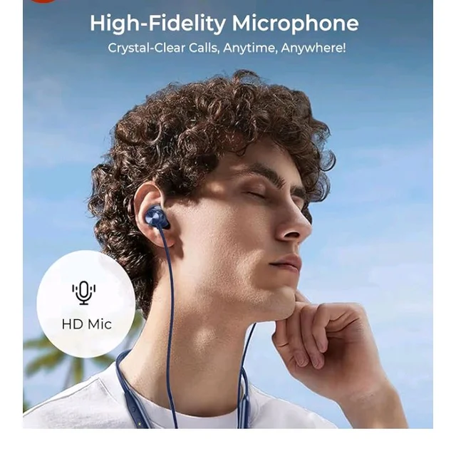 pTron Tangent Rush w/ 50Hrs Playtime, Pristine Sound, Dual-Device Pairing, Bluetooth 5.4 Wireless in-Ear Earphones with Mic, Voice Assistant, Type-C Fast Charging & IPX5 Water Resistant (Ink Blue)
1K+ bought in past month
72%
off