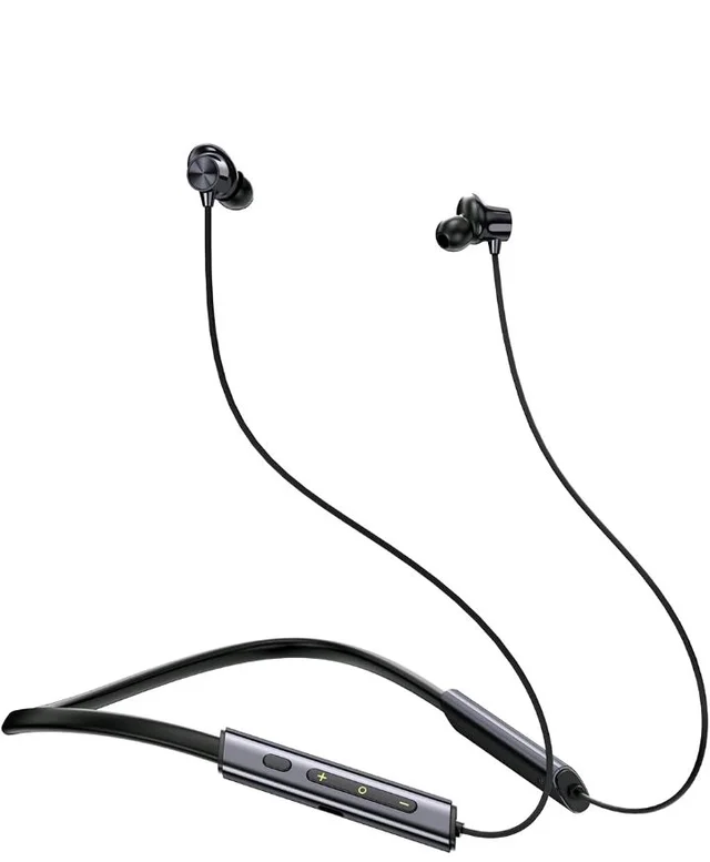 pTron Tangent Eon w/ 50Hrs Playtime, Immersive Sound, HD Mic & AI-ENC Clear Calls, Dual-Device Pairing, Magnetic On/Off Function, BT5.4 Wireless Neckband, Voice Asst., Type-C Charging & IPX5(Obsidian)
800+ bought in past month