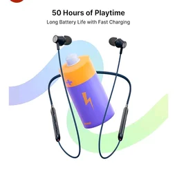 pTron Tangent Evolve w/ 50Hrs Playtime,HD Mic,Pristine Sound,14mm Drivers,Bluetooth V5.3 w/Dual-Device Pairing Wireless Neckband,Magnetic Buds,Voice Assistant,Type-C Charging &IPX4(Black/Blue) |in_ear
300+ bought in past month
75%
off