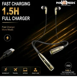 Pick Ur Needs Wireless Rechargeable Bluetooth Neckband Earphones
60%
off