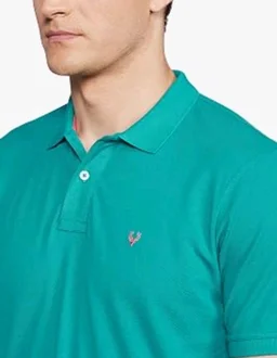 Allen Solly Men’s Polo T‑Shirt | Comfortable Rich Cotton Blend, Band Collar, Regular Fit | Stylish & Premium All Day Wear