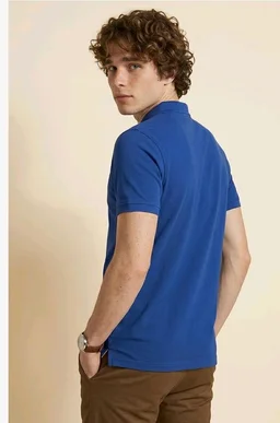 Allen Solly Men’s Polo T‑Shirt | Comfortable Rich Cotton Blend, Band Collar, Regular Fit | Stylish & Premium All Day Wear