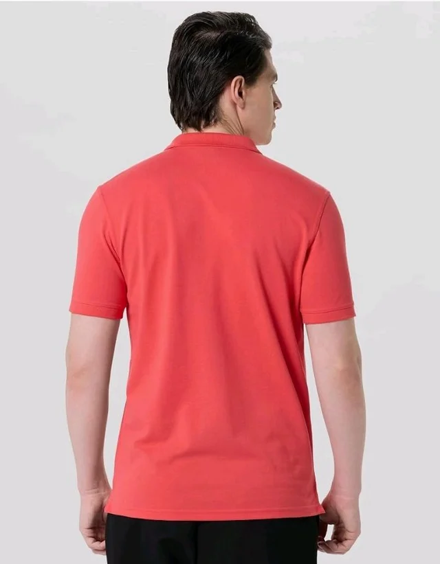 Allen Solly Men’s Polo T‑Shirt | Comfortable Rich Cotton Blend, Band Collar, Regular Fit | Stylish & Premium All Day Wear