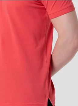 Allen Solly Men’s Polo T‑Shirt | Comfortable Rich Cotton Blend, Band Collar, Regular Fit | Stylish & Premium All Day Wear