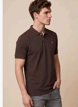Allen Solly Men’s Polo T‑Shirt | Comfortable Rich Cotton Blend, Band Collar, Regular Fit | Stylish & Premium All Day Wear