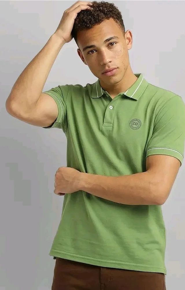 Peter England Men's Regular Fit Insignia Half Sleeve Polo T-Shirt | Cotton Rich | Premium Pique Weave