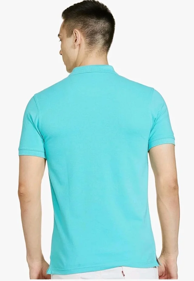 Allen Solly Men’s Polo T‑Shirt | Comfortable Rich Cotton Blend, Band Collar, Regular Fit | Stylish & Premium All Day Wear