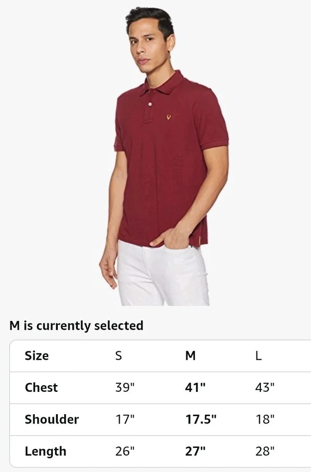 Allen Solly Men’s Polo T‑Shirt | Comfortable Rich Cotton Blend, Band Collar, Regular Fit | Stylish & Premium All Day Wear