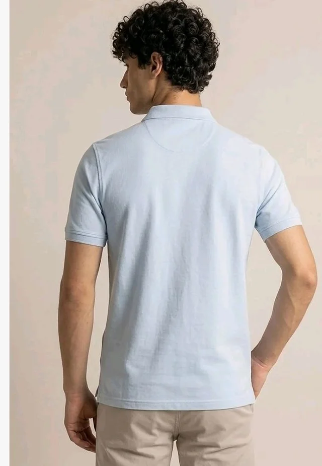 Allen Solly Men’s Polo T‑Shirt | Comfortable Rich Cotton Blend, Band Collar, Regular Fit | Stylish & Premium All Day Wear