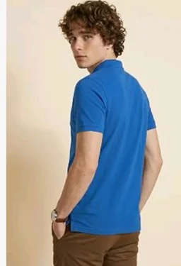 Allen Solly Men’s Polo T‑Shirt | Comfortable Rich Cotton Blend, Band Collar, Regular Fit | Stylish & Premium All Day Wear
- M