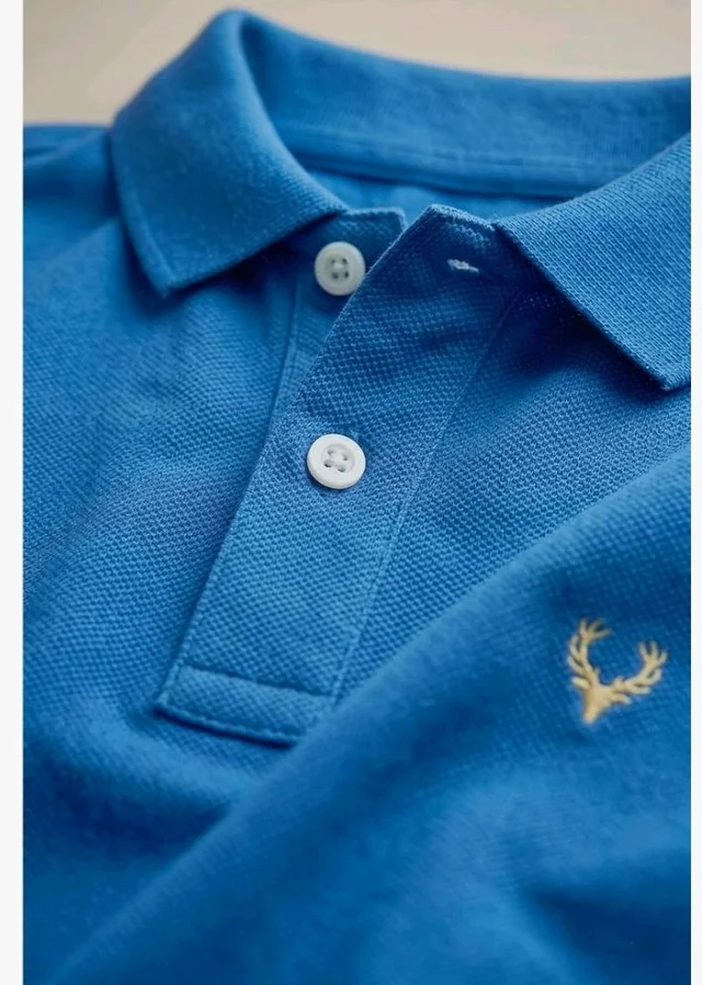 Allen Solly Men’s Polo T‑Shirt | Comfortable Rich Cotton Blend, Band Collar, Regular Fit | Stylish & Premium All Day Wear
- M