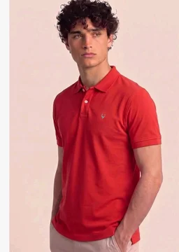 Allen Solly Men’s Polo T‑Shirt | Comfortable Rich Cotton Blend, Band Collar, Regular Fit | Stylish & Premium All Day Wear - M
