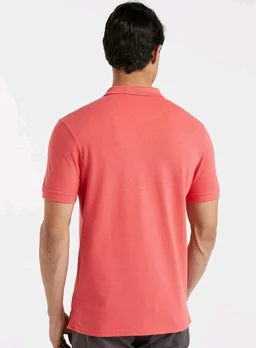 Allen Solly Men’s Polo T‑Shirt | Comfortable Rich Cotton Blend, Band Collar, Regular Fit | Stylish & Premium All Day Wear - S