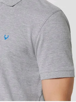 Allen Solly Men’s Polo T‑Shirt | Comfortable Rich Cotton Blend, Band Collar, Regular Fit | Stylish & Premium All Day Wear - 3XL