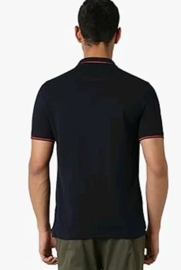 Van Heusen Men's Cotton Solid Regular Fit Collar Polo T-Shirt - 2XL
