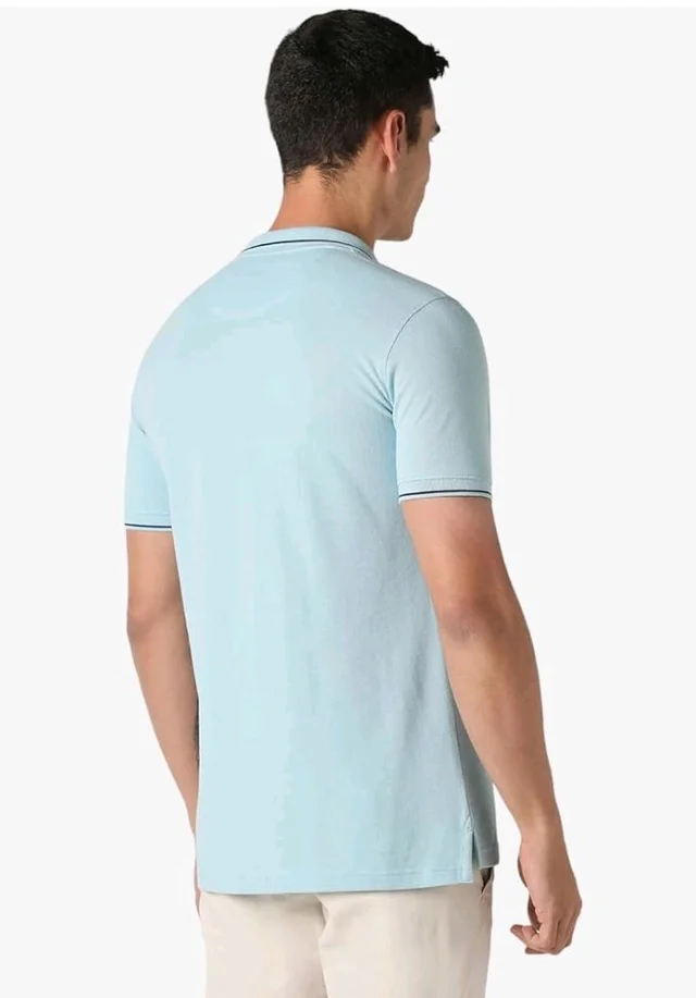 Van Heusen Men's Cotton Solid Regular Fit Collar Polo T-Shirt - 2XL