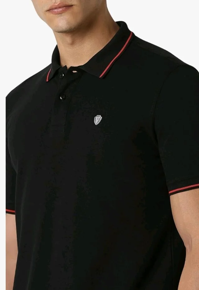 Van Heusen Men's Cotton Solid Regular Fit Collar Polo T-Shirt - 2XL