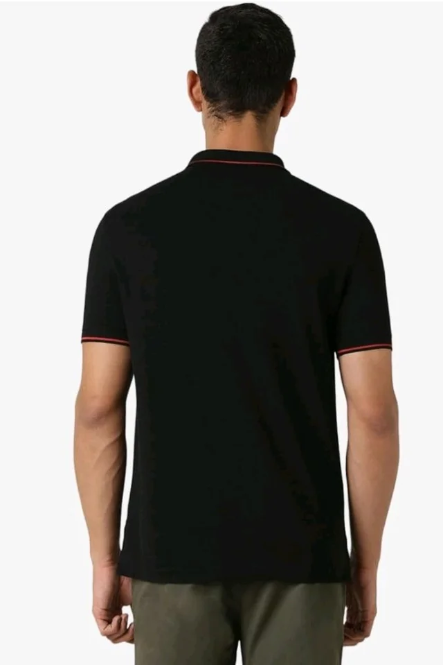 Van Heusen Men's Cotton Solid Regular Fit Collar Polo T-Shirt - 2XL