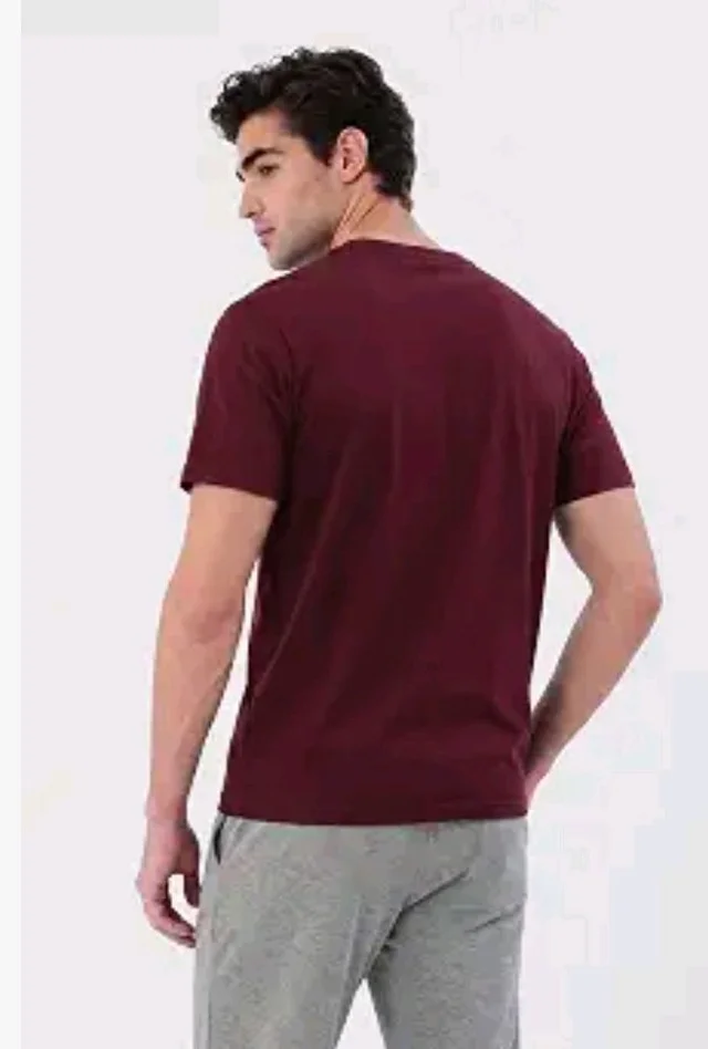 Van Heusen Men’s Crew Neck T-Shirt – Soft & Breathable Cotton | Regular Fit | Comfortable Everyday Casual Wear | Short Sleeves | Summer Favorite |Solid Colors | Style 60052|Available in Pack of 1 & 2 - S