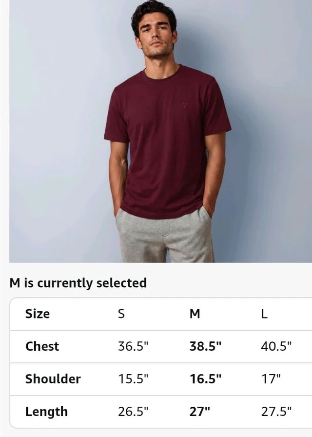 Van Heusen Men’s Crew Neck T-Shirt – Soft & Breathable Cotton | Regular Fit | Comfortable Everyday Casual Wear | Short Sleeves | Summer Favorite |Solid Colors | Style 60052|Available in Pack of 1 & 2 - S