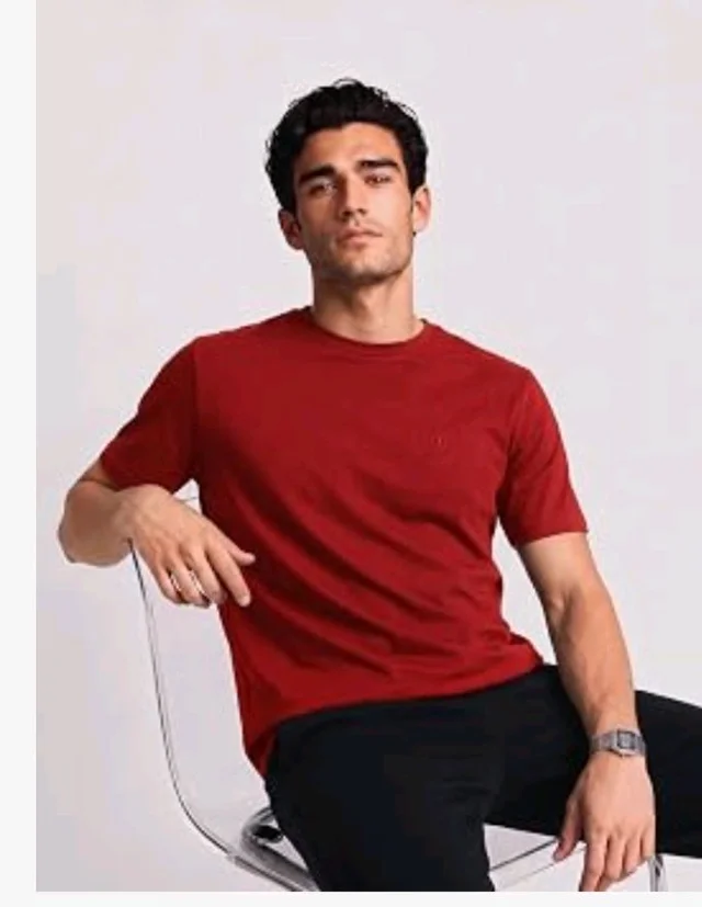 Van Heusen Men’s Crew Neck T-Shirt – Soft & Breathable Cotton | Regular Fit | Comfortable Everyday Casual Wear | Short Sleeves | Summer Favorite |Solid Colors | Style 60052|Available in Pack of 1 & 2 - S