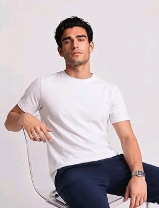 Van Heusen Men’s Crew Neck T-Shirt – Soft & Breathable Cotton | Regular Fit | Comfortable Everyday Casual Wear | Short Sleeves | Summer Favorite |Solid Colors | Style 60052|Available in Pack of 1 & 2 - S